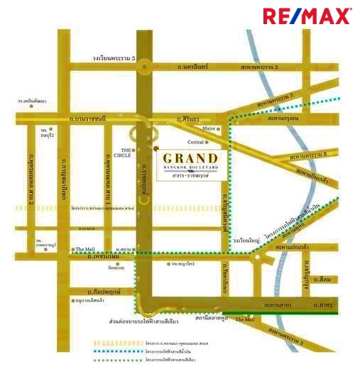 ขาย บ้านเดี่ยว แกรนด์ บางกอก บูเลอวาร์ด สาทร ราชพฤกษ์ Grand Bangkok Boulevard Sathorn – Ratchapruek หลังริมใน 141.5 ตรว.