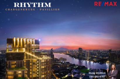 New! 2024 Condo Rhythm Charoenkrung Pavillion คอนโดวิวแม่น้ำ 98.85 Sq.m. 2ห้องนอน Fully Furnish **ขายขาดทุน ห้องใหม่มาก // วิวแม่น้ำเจ้าพระยา ทำเลดี บนถนนเจริญกรุง ราคาดี พร้อมอยู่ เพียง 17.5 Millions Baht
